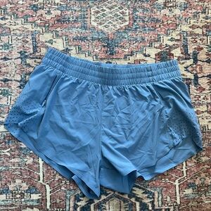 Baby blue Athleta shorts